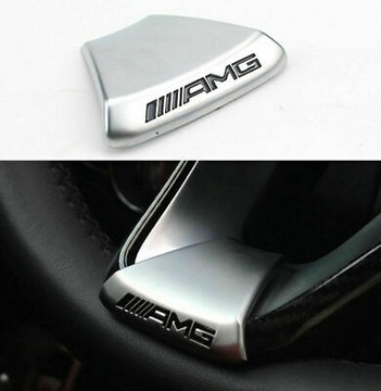 Mercedes AMG emblemat logo na kierownice