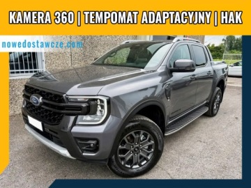 Ford Ranger VI Podwójna kabina 2.0 EcoBlue BI-TURBO 205KM 2025 Ford Ranger KAMERA 360 | HAK HOLOWNICZY | TEMPOMAT