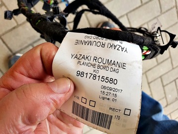 Wiązka deski konsoli Jumpy Expert III Proace