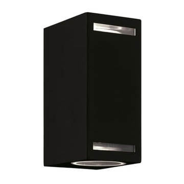 Kinkiet zewnętrzny ogrodowy czarny IP44 35W FOREST 2xGU10 D Ideus 03012