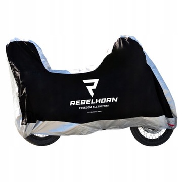 REBELHORN POKROWIEC MOTOCYKL Z KUFREM COVER II XL