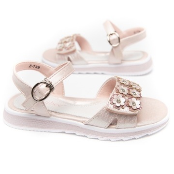 РОЗОВЫЕ САНДАЛИИ CLIBEE ДЛЯ ДЕВОЧЕК 36