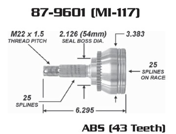 KLOUB HNACÍ DODGE AVENGER 1995-2000