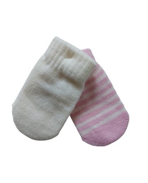 COOL CLUB Rękawiczki zimowe niedrapki dziewczęce 2 pack r. 56/68