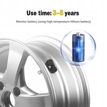 Датчик давления в шинах TPMS BT BLE 5.0 Android IOS