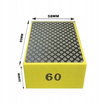 АЛМАЗНАЯ ПОЛИРОВАЛЬНАЯ КОСТЬ ДЛЯ РУЧНОЙ ПОЛИРОВКИ ГРАНИТА ГРАНИТНЫЙ КАМЕНЬ 4X