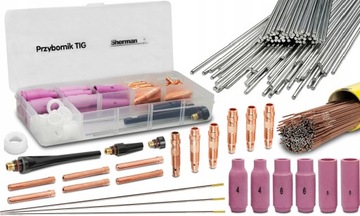 OSPRZĘT TIG AC DC DO SPAWARKI ALUMINIUM ELEKTRODY