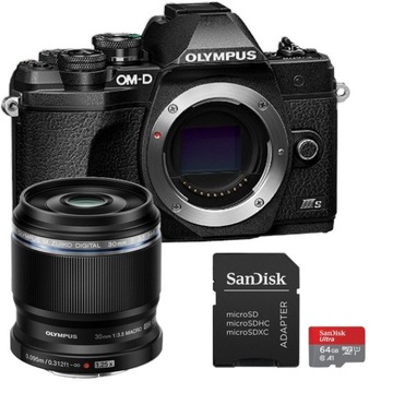 APARAT OLYMPUS E-M10 MARK III S czarny + 30mm