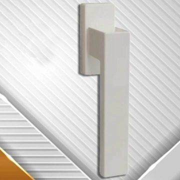 KLAMKA Okienna Balkonowa Aluminiowa BIAŁA Kwadratowa PCV do OKNA