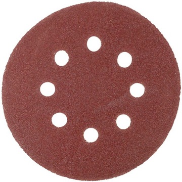PAPIER ŚCIERNY KRĄŻKI NA RZEP SAMOPRZYLEPNE DO SZLIFIERKI 125mm P100 10szt