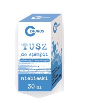 Tusz do stempli pieczątek stempelkó 30ml niebieski