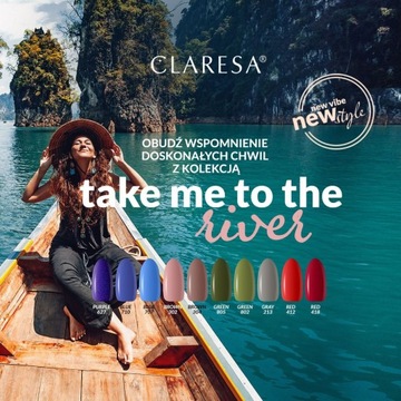 Лак гибридный Claresa 707 сочный синий