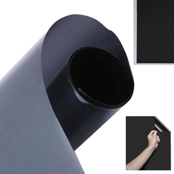 Оконная фольга 60x200 см, матовая черная, анти-УФ, самоклеющаяся