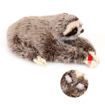 ПЛЮШЕВАЯ ИГРУШКА SLOTHY ИЗ ПП ХЛОПКА НА ЛИПУЧКЕ 35 СМ