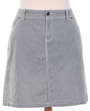 H&M B'B jeansowa mini spódniczka w prążek r 50