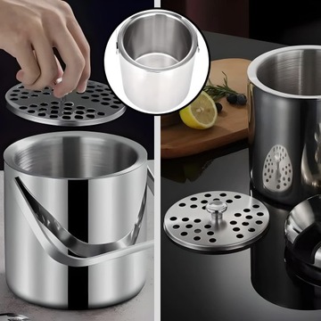 Контейнер для льда THERMAL ведерко для льда термос-кубики 1,3 л + щипцы