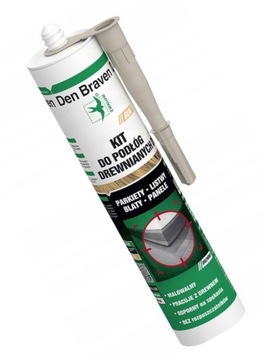 Den Braven Kit Do Parkietu Deski Paneli Podłóg Drewnianych BUK 280ml