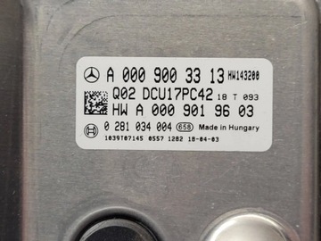 A0009003313 MERCEDES-BENZ C W205 2016 MODUL