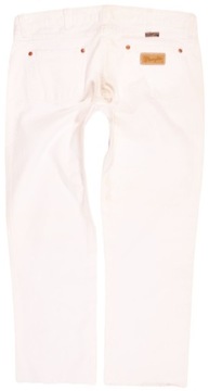 WRANGLER spodnie STRAIGHT white JORDAN _ W32 L30