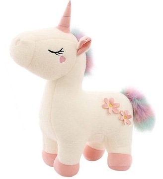 JEDNOROŻEC PLUSZOWY MASKOTKA PLUSZAK KONIK 30 CM