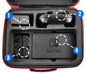 СУМКА ДЛЯ NINTENDO SWITCH V1 V2 OLED 2 в 1