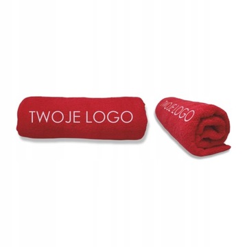 Ręcznik z haftem własnego wzoru logo nadruk