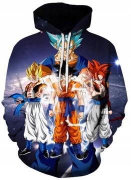 BLUZA DRAGON BALL SUPER 100 WZORÓW WYPRZEDAŻ