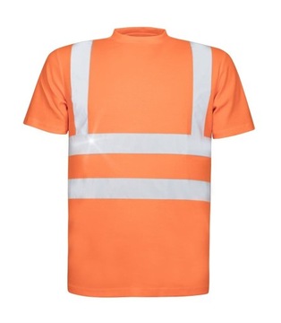 T-shirt ODBLASKOWY Koszulka Robocza OSTRZEGAWCZA