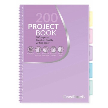 Kołozeszyt kołobrulion B5 200 str pastel coolpack