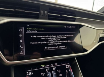 Audi A6 C8 Limousine Plug-In 2.0 55 TFSI e 367KM 2022 Audi A6 Limousine 55 TFSI e PHEV Quattro S Line Kamera cofania CarPlayAn, zdjęcie 30