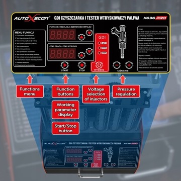 X636Pro GDI FSI EDI Очиститель форсунок