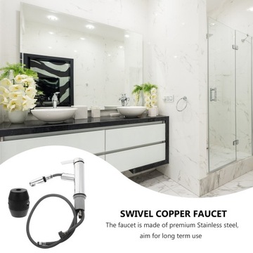 KRAN MIEDZIANY OBROTOWY Z TERMOSTATEM KUCHENNYM