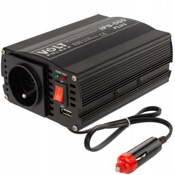 PRZETWORNICA 24V 230V SAMOCHODOWA NAPIĘCIA 500W PL