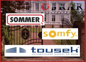 OSKAR Brama panelowa skrzydłowa 6m x 1,63m.