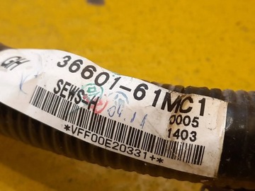 SUZUKI SX4 S-CROSS 1.6 16V SVAZEK INSTALACE KOMORA MOTORU 36601 61MC1