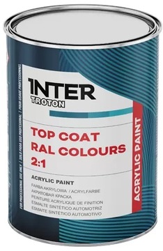 КРАСКА АКРИЛОВАЯ TROTON RAL 7016 АНТРАЦИТ ТЕМНО-СЕРАЯ 1л + ОТВЕРДИТЕЛЬ 0,5л