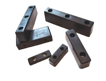 Рампа автомобильный бампер 200x52x80 2 отверстия