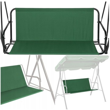 SIEDZISKO DO HUŚTAWKI OGRODOWEJ PODKŁAD 150x106cm MOCNY WYTRZYMAŁY MATERIAŁ