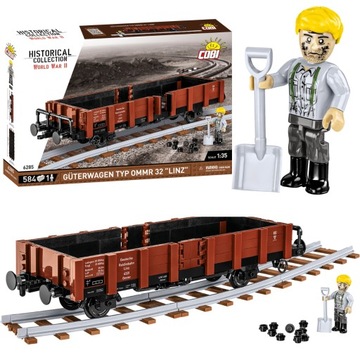KLOCKI COBI 6285 WAGON GUTERWAGEN OMMR 32 LINZ
