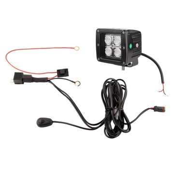Lampa robocza 4xLED 1000 LM 16W + podłączenie