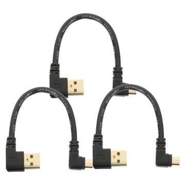 Kabel Micro USB Ładowanie 3 szt