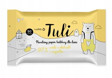 NAWILŻANY PAPIER TOALETOWY ZAPACHOWY MANGO 50szt