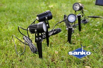 Sanko S4205 Светодиодная солнечная лампа (4x3Вт) RGB разноцветная