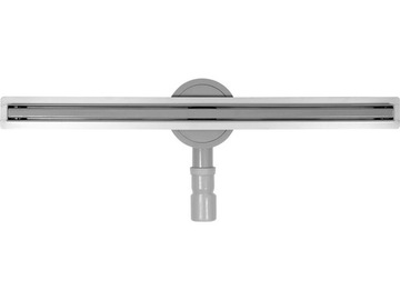 ODPŁYW LINIOWY 70cm SLIM STAL NISKI SYFON Fala