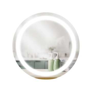LUSTRO LED OKRĄGŁE ŁAZIENKOWE Fi 50cm