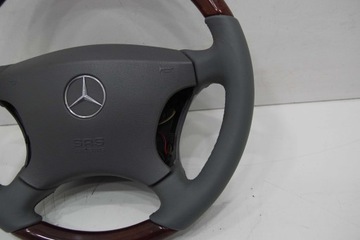 КОЖАНЫЙ РУЛЕВАЯ ПОДУШКА БЕЗОПАСНОСТИ ДЕРЕВЯННАЯ MERCEDES CL W215