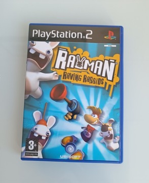 RAYMAN RAVING RABBIDS PS2 ПОЛНАЯ ПОЛНАЯ СТАНЦИЯ ДЛЯ PLAYSTATION 2 3XA