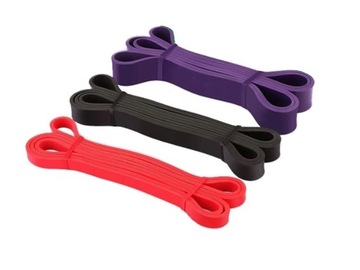 ZESTAW 3 GUM TAŚM DO ĆWICZEŃ CROSSFIT FITNESS