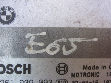 BMW E65 E64 4.8 JEDNOTKA ŘÍZENÍ MOTORU 7566706