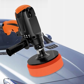 POLERKA SAMOCHODOWA LAKIERU COMPACT MAŁA PRZENOŚNA GĄBKI ZESTAW 980W